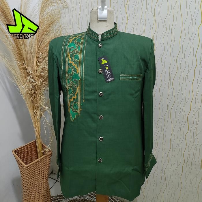 DISKON jasko tasik jasco hijau NU busana muslim pria baju adat READY STOCK
