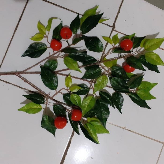 bnYkPromo- Bunga Plastik/Pohon Apel/Bunga Hias/Bunga Artificial