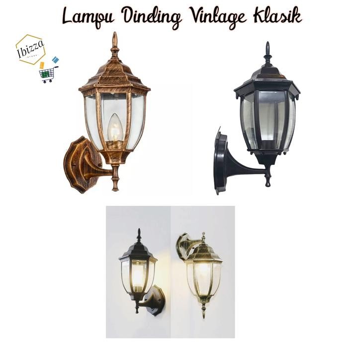 New New Lampu dinding klasik outdoor teras / Lampu Dinding Outdoor Model Klasik Vintage