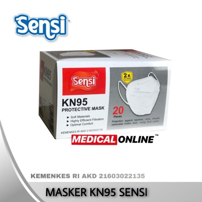 KJB MASKER KN95 KN-95 SENSI MASK ORIGINAL MEDICALONLINE MEDICAL ONLINE