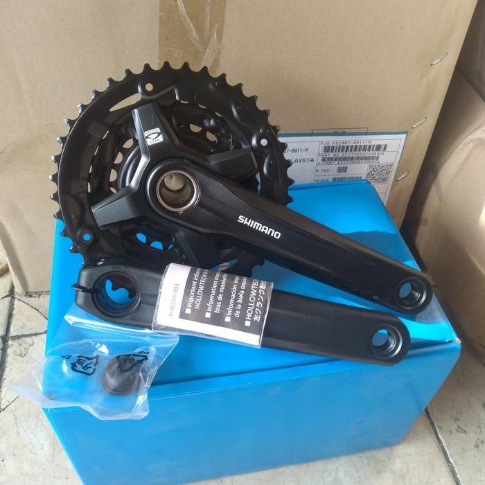 gir crankset crank set shimano original altus MT210 hollowtech 2 HT2 40T-30T-22T 3 speed triple