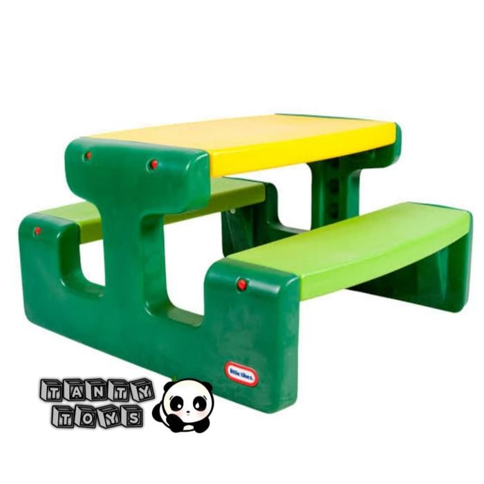 LITTLE TIKES LARGE PICNIC TABLE EVERGREEN