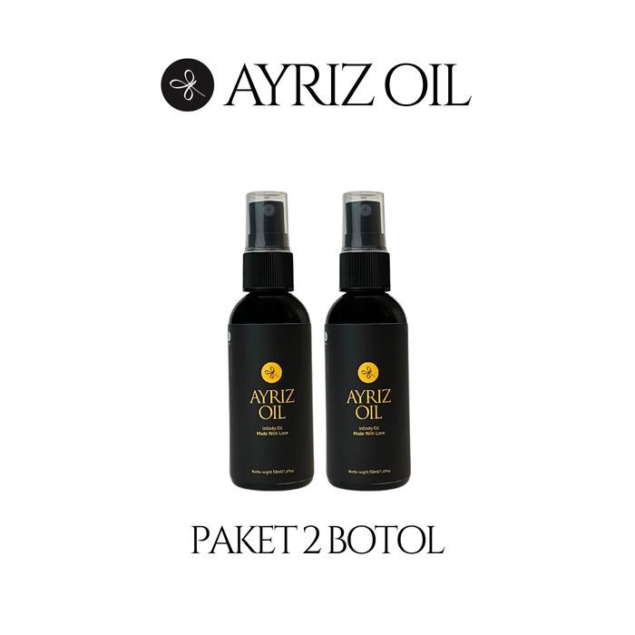 Paket 2 Botol travelpack 50ml Ayriz Oil Original