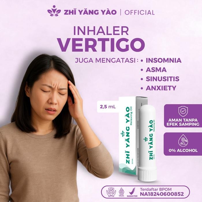 Zhi Yang Yao Inhaler Vertigo Vertigo Pusing Sakit Kepala BPOM