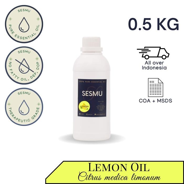 500 GR LEMON PURE ESSENTIAL OIL / MINYAK ATSIRI