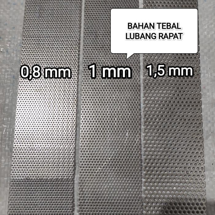 Lansungkirim- Saringan Besi Plat Lubang Ukuran 0,5Mm Dan 1Mm (Teball)