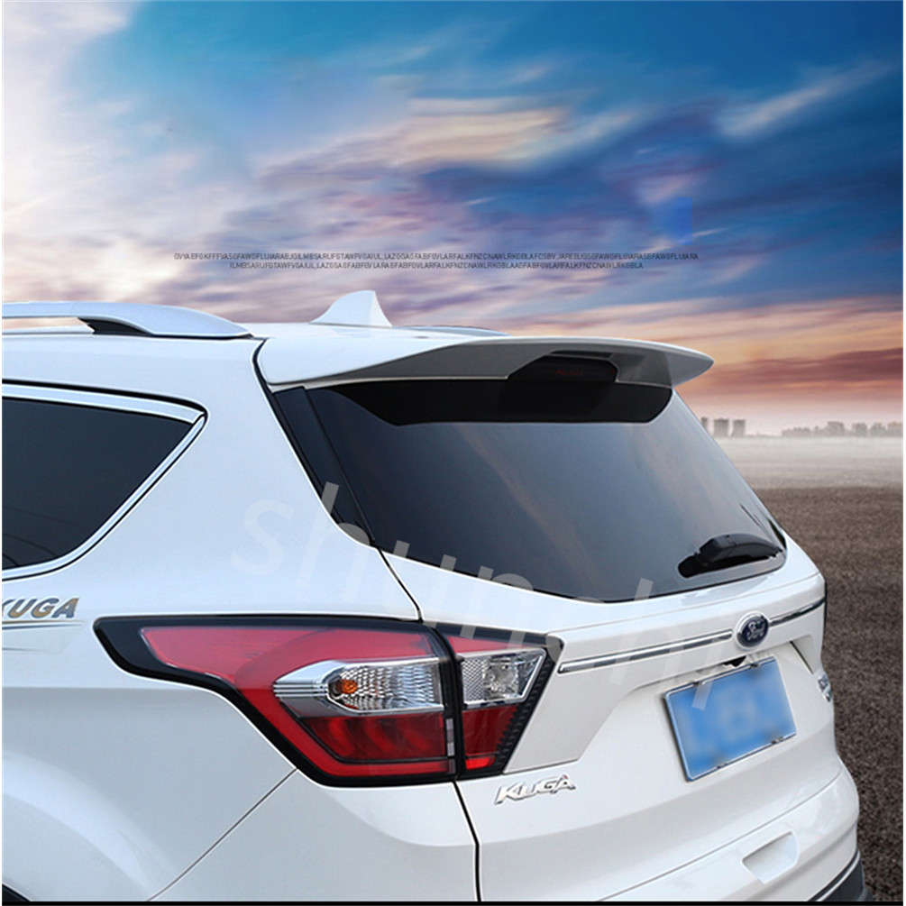 For Kuga Spoiler 2013-2018 Ford Escape Qbk Spoiler Abs Plastic Material Car Rear Wing Color Rear