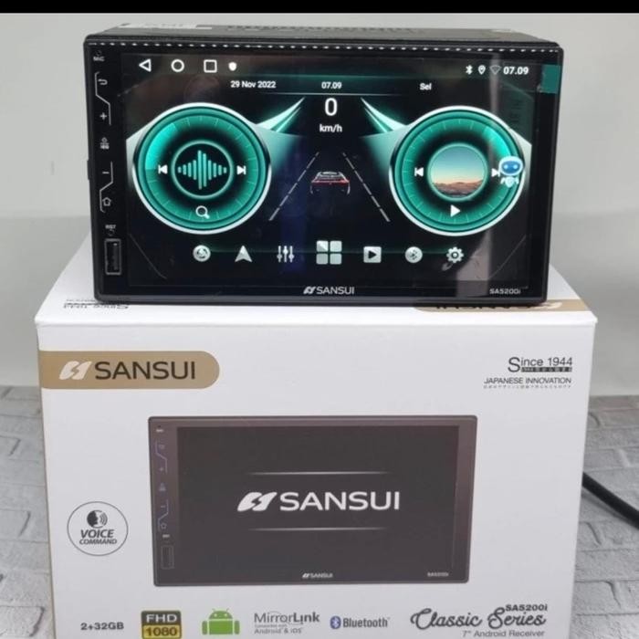 Head Unit Android Sansui 7 inch Ram 2/32 GB Top SANSUI Classic Android