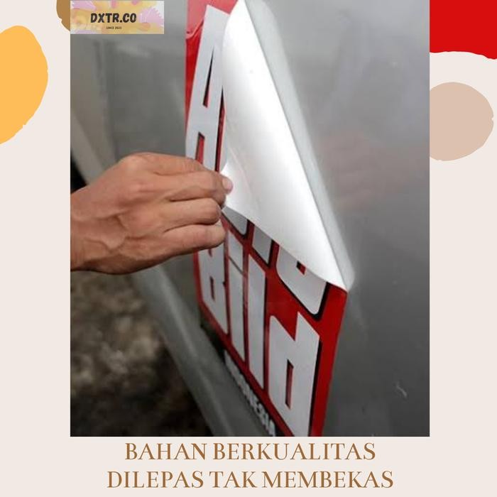 50 Pcs Stiker Brand Logo Graffity Vinyl Decal Waterproof Tbk