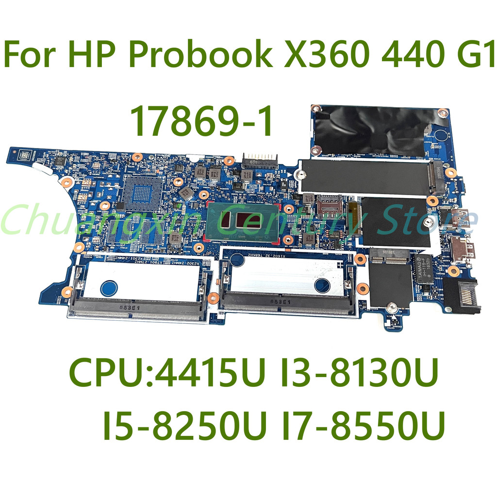 Casing Laptop For HP Probook X360 440 G1 Laptop motherboard 17869-1 with CPU 4415U I3-8130U I5-8250U