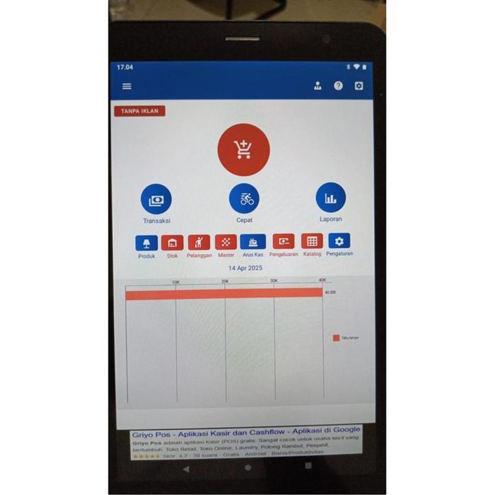 NEW Paket Kasir Sunbio Tablet 8 Inch RAM 2GB Storage 32GB Printer Struk Bluetooth Laci Kasir Cash