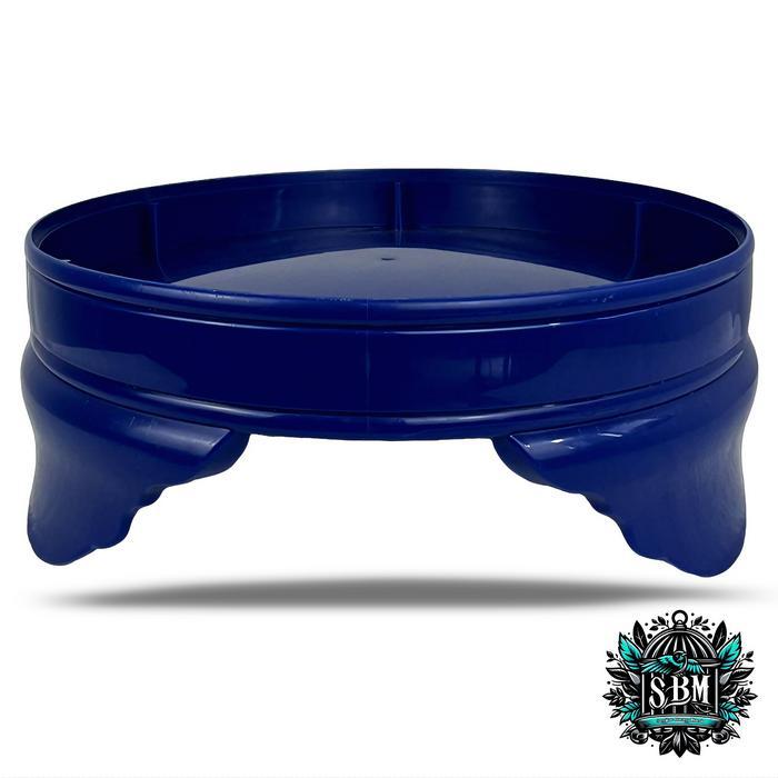 TEBOK LOVEBIRD PVC DIAMETER 33CM WARNA BIRU TUA WADAH UNTUK SANGKAR KANDANG BURUNG LOVEBIRD PARKIT