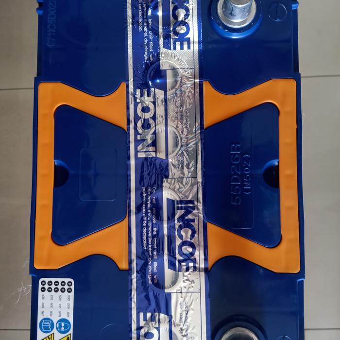 Aki Mobil/ Genset/ Incoe Premium N50Z / 55D26R/ 12V 60Ah/ Incoe N 50Z