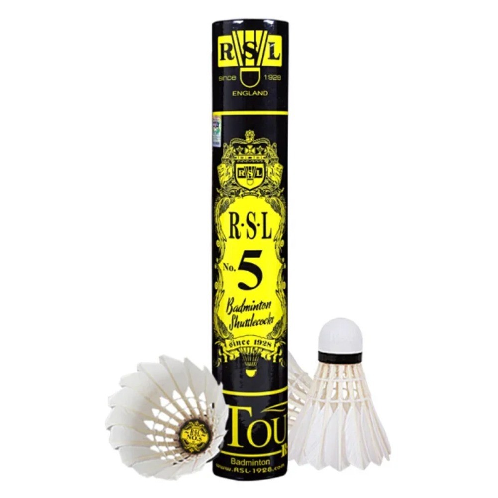 Genuine RSL No.4 No.5 No.6 No.7 Shuttlecocks Badminton Shuttle Duck Feather Ball Badminton