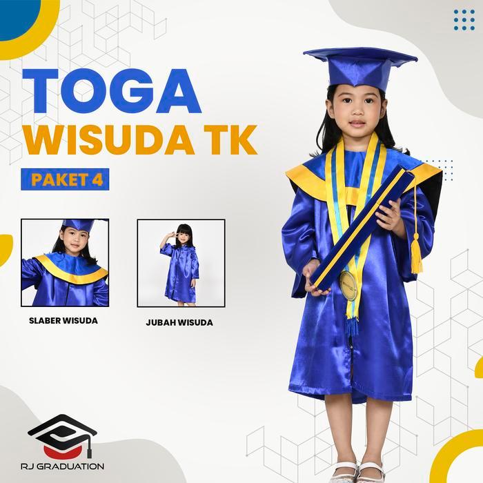 Jual Paket Toga Wisuda Anak Tk / Perlengkapan Toga Wisuda Anak Paud