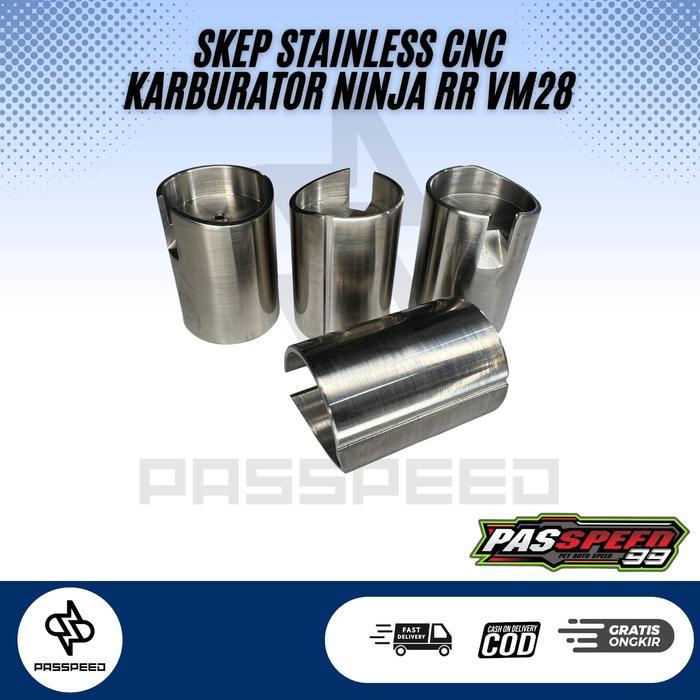 Skep Stainless Cnc Karbu Ninja Rr Mikuni Vm28 Botol Skep Stainless Anti Nyangkut Ninja Rr