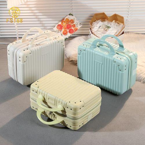 Fs168 Koper 14 Inch Mini Beauty Case Tas 12 Inch Make Up Koper Kosmetik Premium Bahan Semi