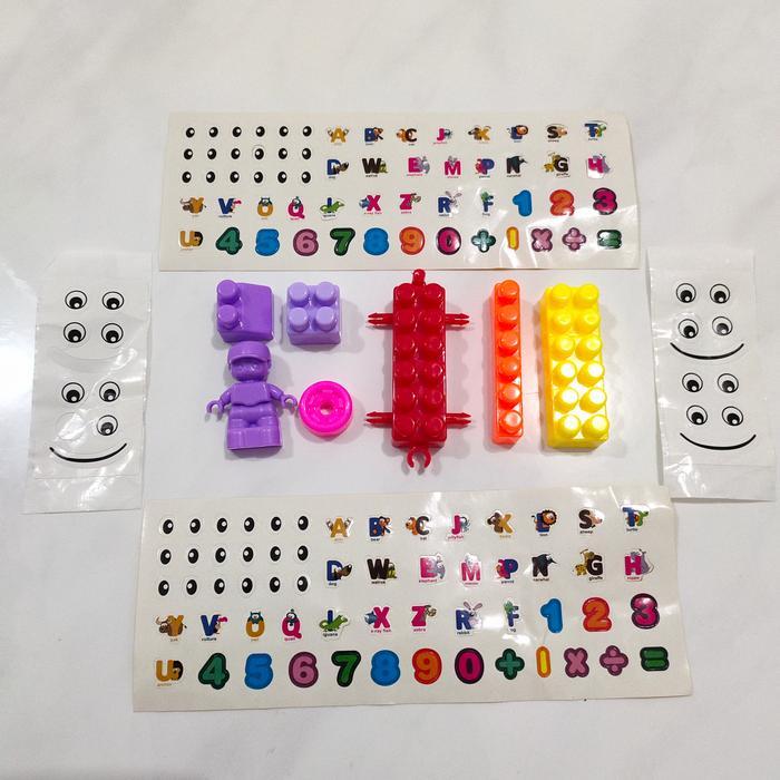 Mainan Lego Block Puzzle Balok Susun isi 510 pcs