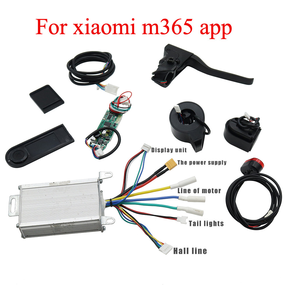 Terbatas Electric Scooter 36V 350W Controller Kit Controller &Dashboard &Accelerator & Lights Sets f