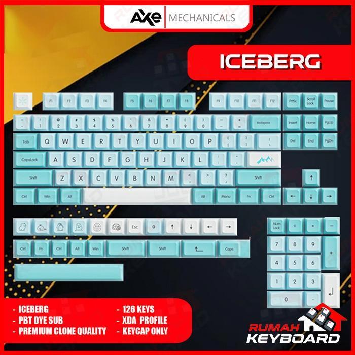 Keycap - Keycaps - Xda - Iceberg - Pbt - Dye Sub Terlaris