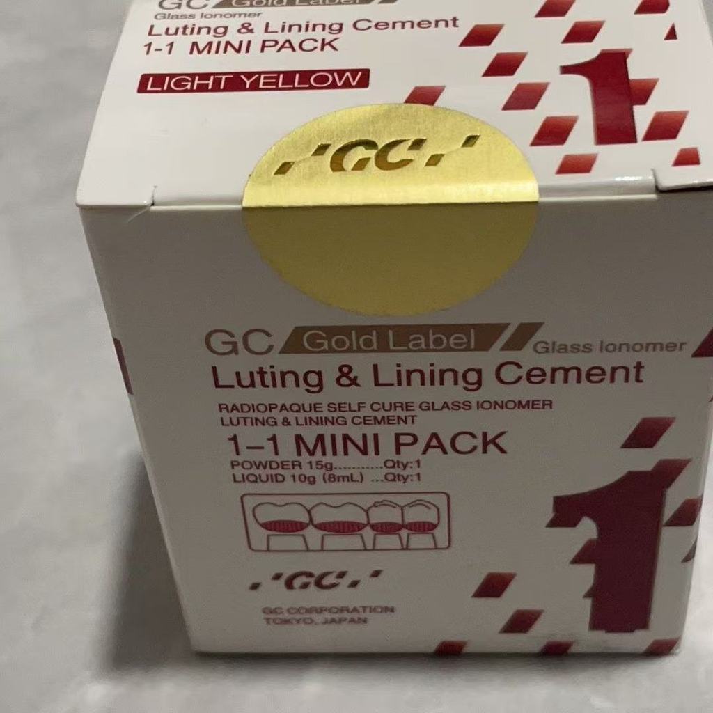 Dental GC Fuji I Glass Ionomer Cement Bonded Porcelain Crown All Ceramic Metal Bonding Veneer