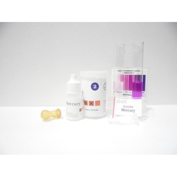 Test Kit Merkuri Kuantitatif / Reagen Uji Kuantitatif Mercury (Hg) Terlaris