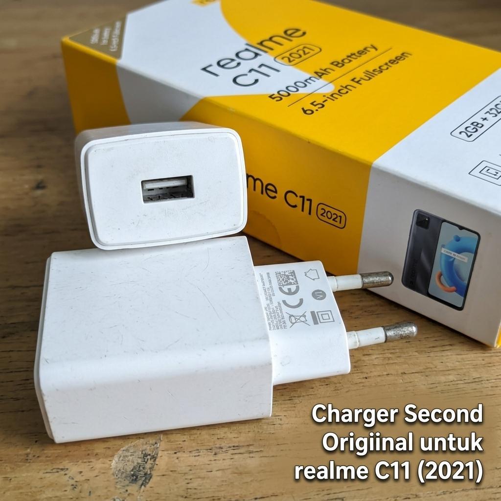 Batok Charger Realme OP52CAED Ori Second 5V2A 10W Realme C11 2021