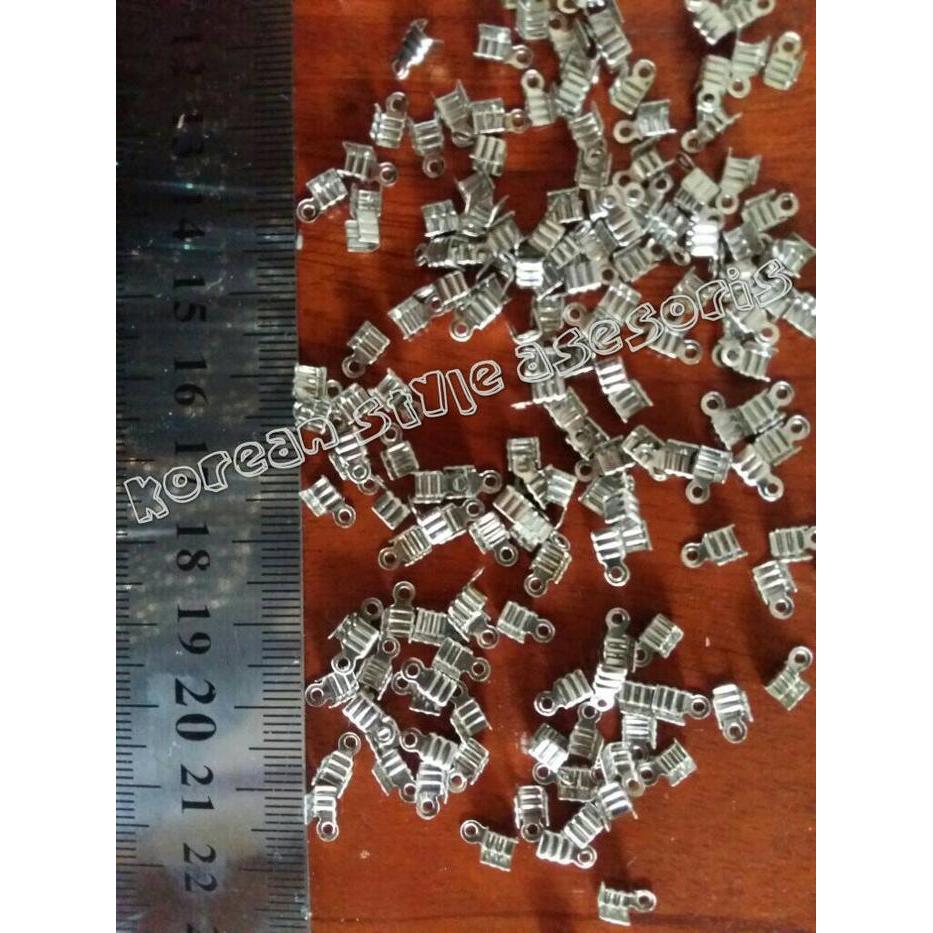 Penjepit tali kulit/ penjepit tali kalung 3mm