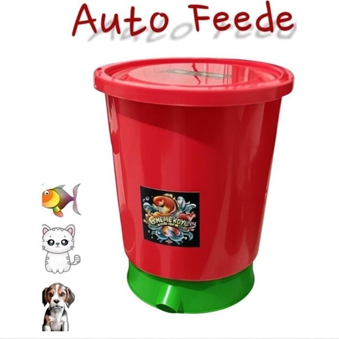 Auto Feeder Pakan Otomatis Ayam Anjing Kucing Ikan