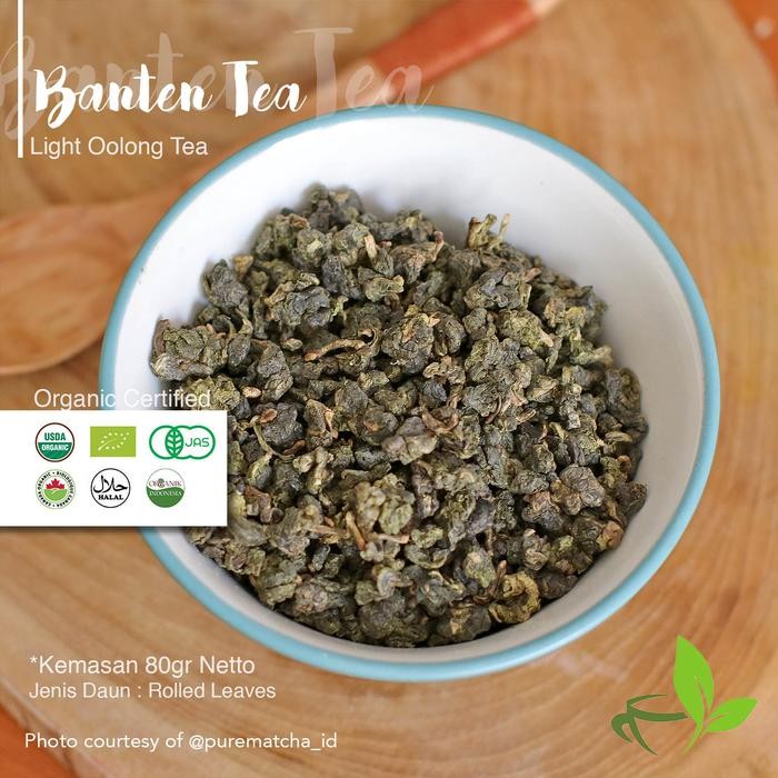 

BANTEN TEA - ORGANIC LIGHT OOLONG TEA 500GR TEH OOLONG HARENDONG INDO