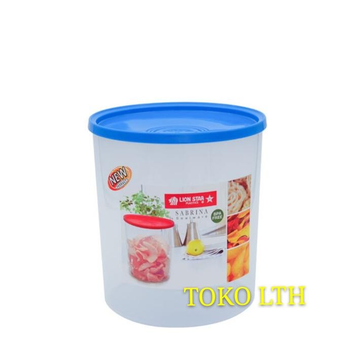 Bisa Gosend Toples Plastik Sabrina 5 Liter Lion Star / Sealware Jumbo Kerupuk