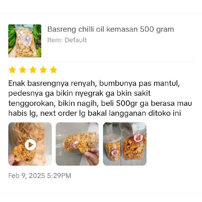 

BASRENG ORIGINAL DAUN JERUK 1 KG