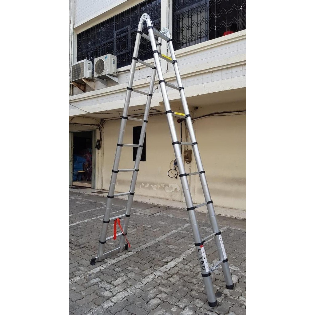 Bisa Gosend Promo Tangga Teleskopik 6 Meter Multi Liveo, Tangga Telescopic 6 Meter