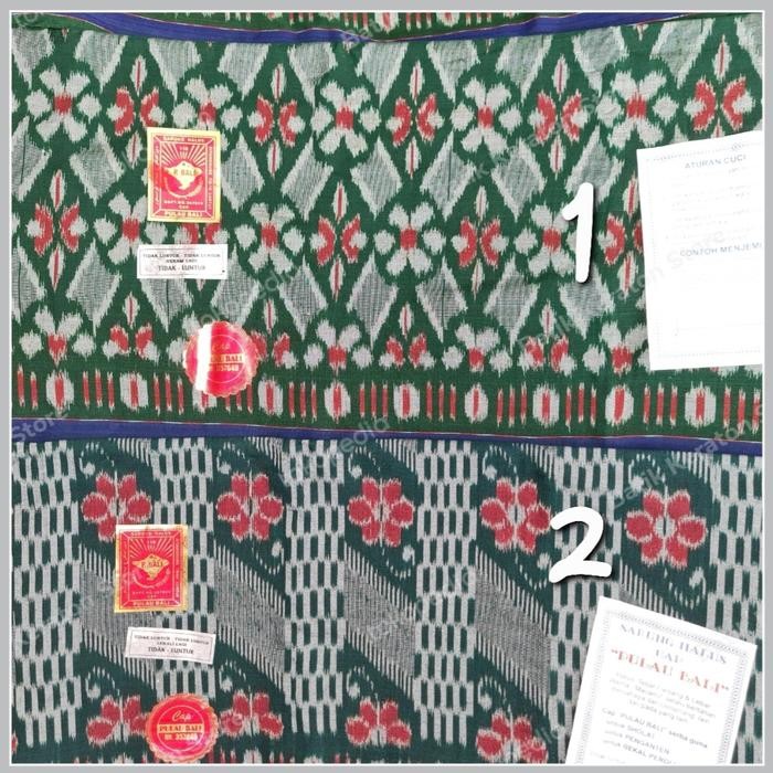 ASLI Sarung Tenun (goyor) Asli Cap Pulau Bali READY STOCK