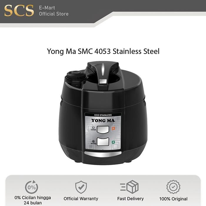 Rice Cooker Yong Ma Smc 4053 Stainless Steel Inner Pot