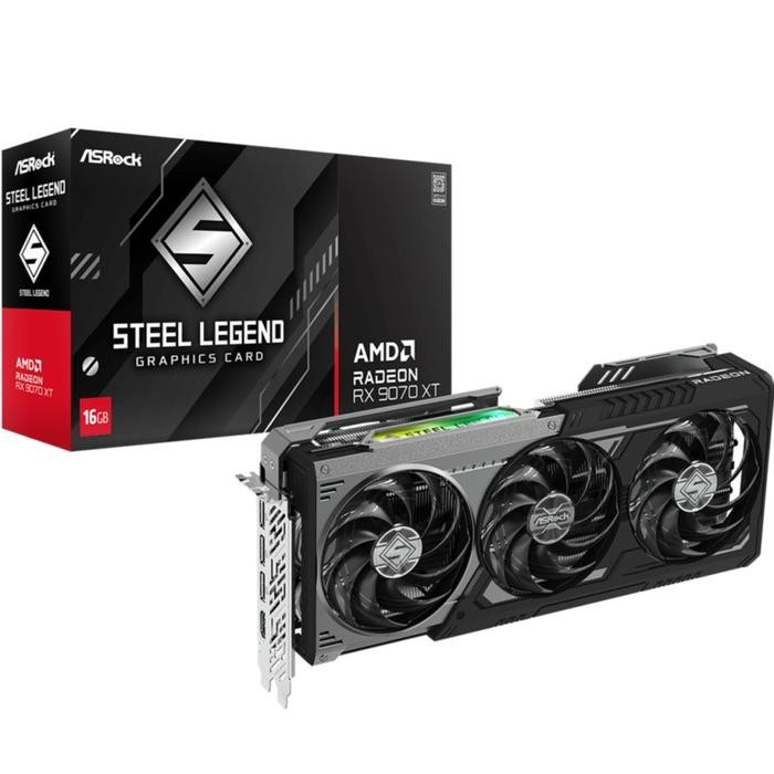 Lmmaxp857K (Pumkinpartyy) Asrock Amd Radeon Rx 9070 Xt Steel Legend Dark 16Gb Gddr6