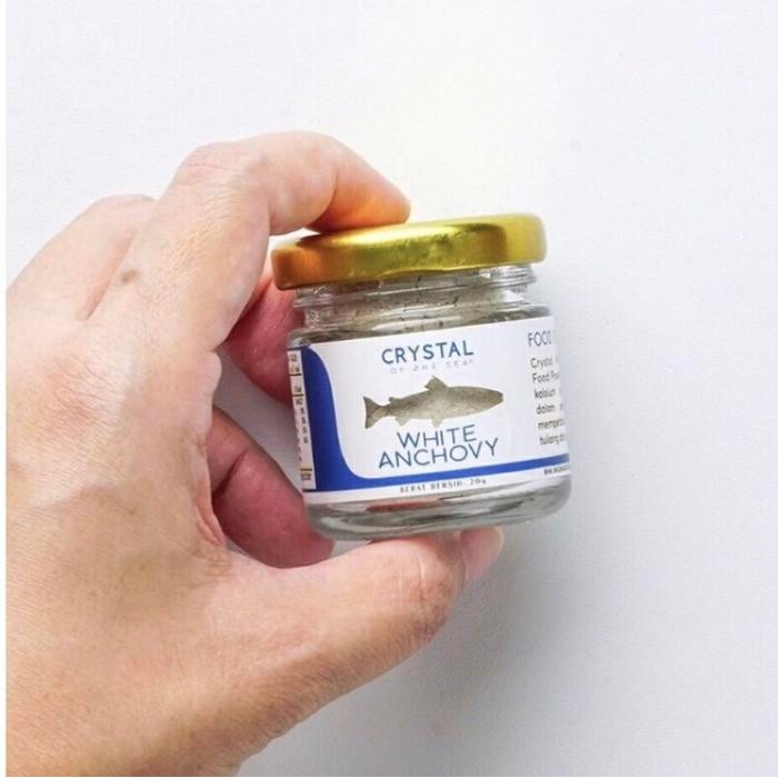 

ASLI Crystal of the sea white anchovy powder 20 gram (bubuk ikan teri nasi) READY STOCK