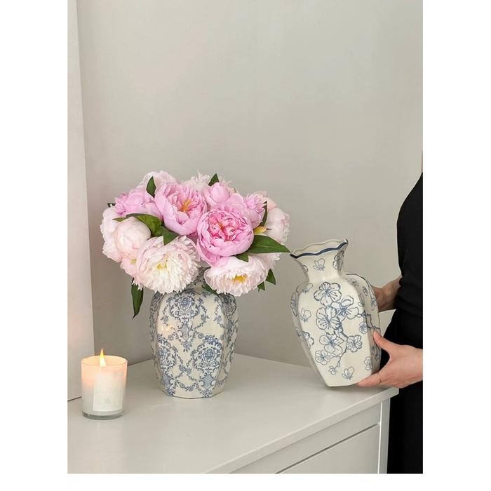 Vas Bunga Belgia Keramik / Vas Bunga Keramik