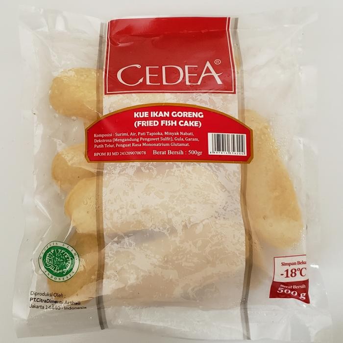 

Pilihan- Cedea Fish Cake Singapore 500Gr
