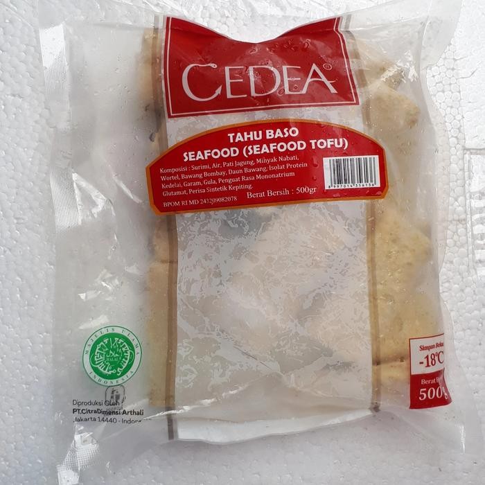 

Pilihan- Cedea Tahu Baso Seafood 500 Gr