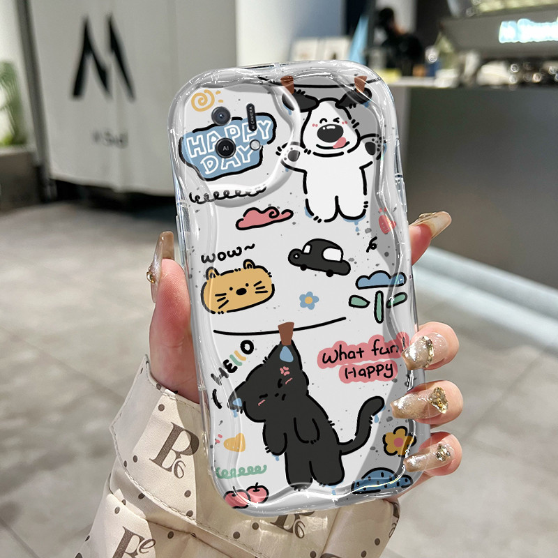 Casing Hp Untuk OPPO A16K OPPO A16E Case Casing Menggantung Kucing pole Kasing HP Kesing Silikon Sof