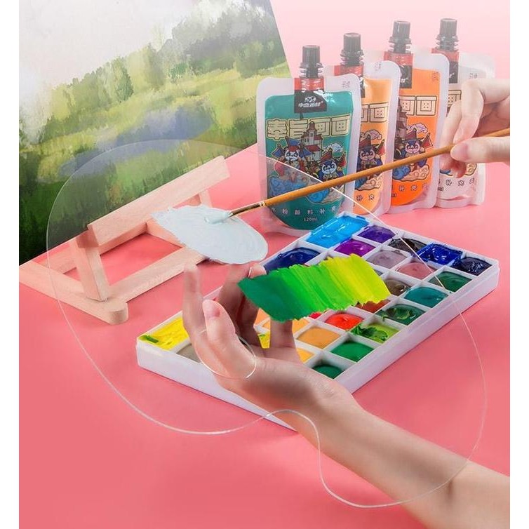 

Pilihan- Pallete Acrylic / Palet Lukis Akrilik / Mixing Palet / Palet Melukis