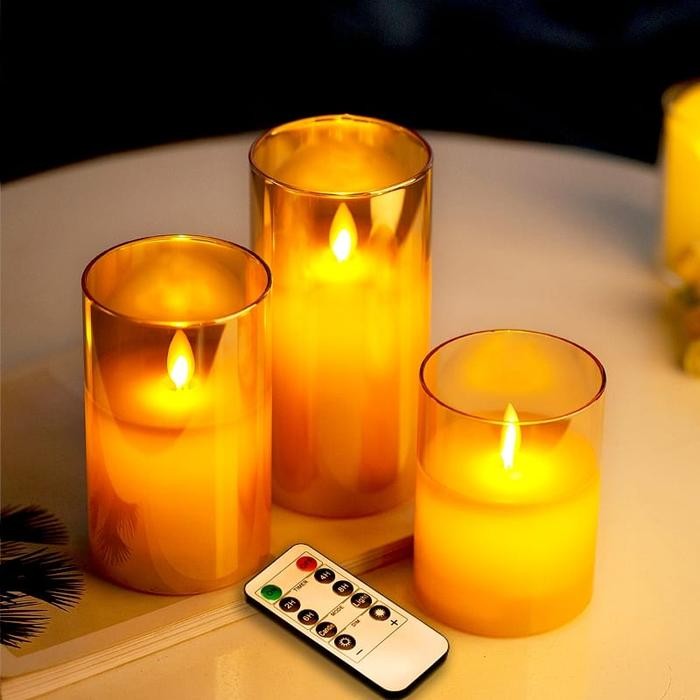 3 Led Lilin Elektric Remote / Lilin Electric/ Lilin Palsu / Lilin