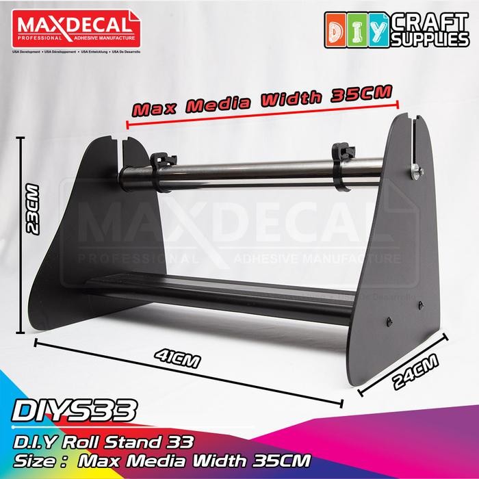 

STIKER ROLL HOLDER / PAPER ROLL HOLDER / DTF PET ROLL HOLDER MAXDECAL