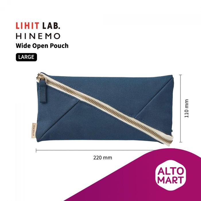 

LIHIT LAB A-7901 HINEMO WIDE OPEN POUCH PEN CASE PENCIL KOTAK PENSIL