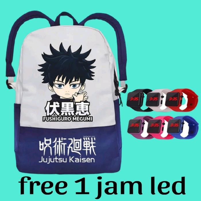 

tas anak cowok - tas ransel sd anak laki - tas fushiguro megumi - tas anak laki laki - tas sd laki