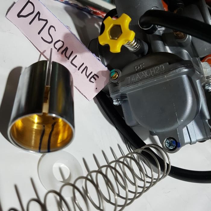 KARBURATOR PE 28 SKEP KUNINGAN KEIHIN, KARBU PE 28 SKEP KUNINGAN