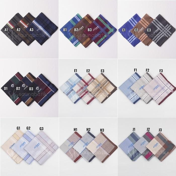 Sapu tangan pria / saputangan pria katun / handkerchief