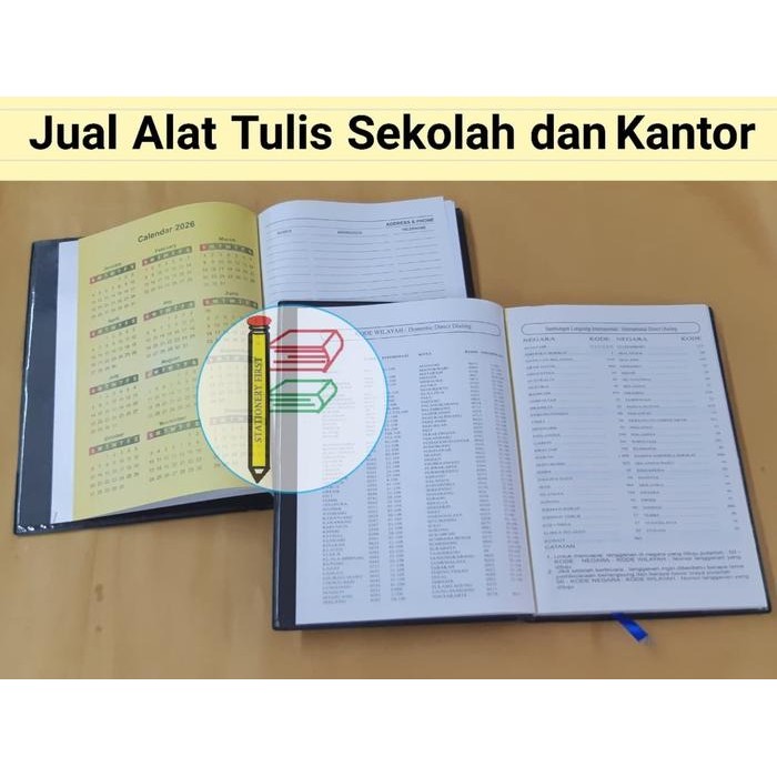 

Khusus Gosend! Buku Agenda Kerja Tebal Erica Grosir