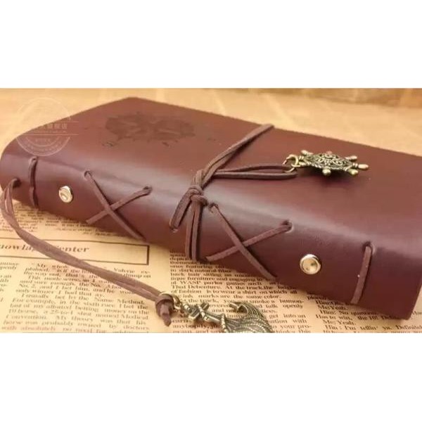 

Buku Binder Kulit Pirate/ Buku Harian/Buku Memo/Buku Agenda